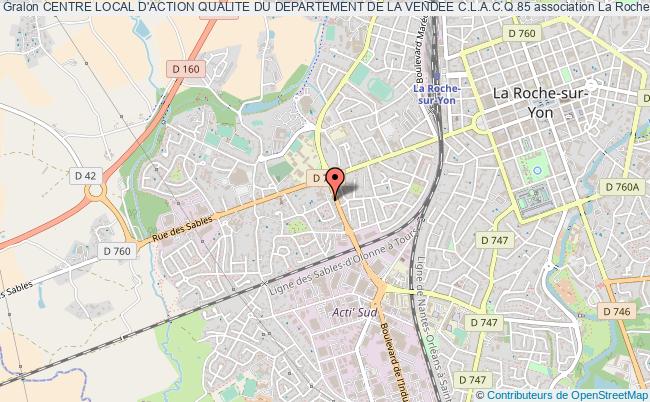 plan association Centre Local D'action Qualite Du Departement De La Vendee C.l.a.c.q.85 La    Roche-sur-Yon