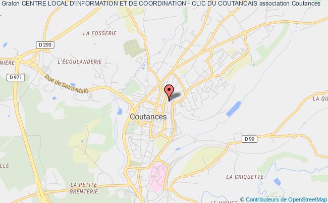 plan association Centre Local D'information Et De Coordination - Clic Du Coutancais Coutances
