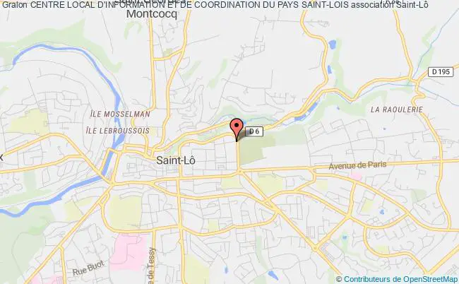 plan association Centre Local D'information Et De Coordination Du Pays Saint-lois Saint-Lô