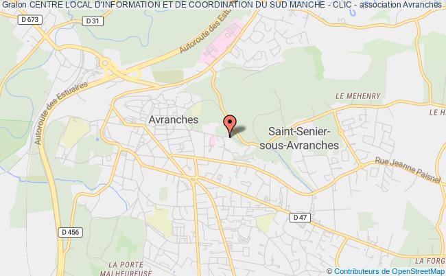plan association Centre Local D'information Et De Coordination Du Sud Manche - Clic - Avranches