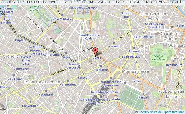 plan association Centre Loco-regional De L'aphp Pour L'innovation Et La Recherche En Ophtalmologie Pediatrique (clairop) Paris