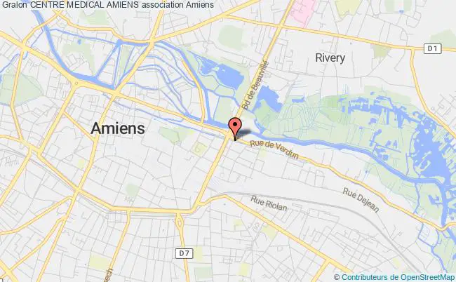 plan association Centre Medical Amiens Amiens