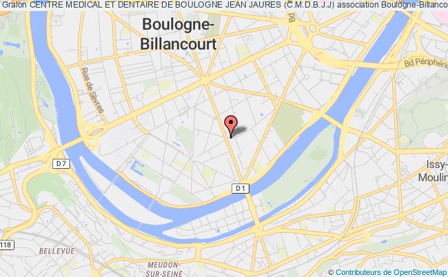 plan association Centre Medical Et Dentaire De Boulogne Jean Jaures (c.m.d.b.j.j) Boulogne-Billancourt