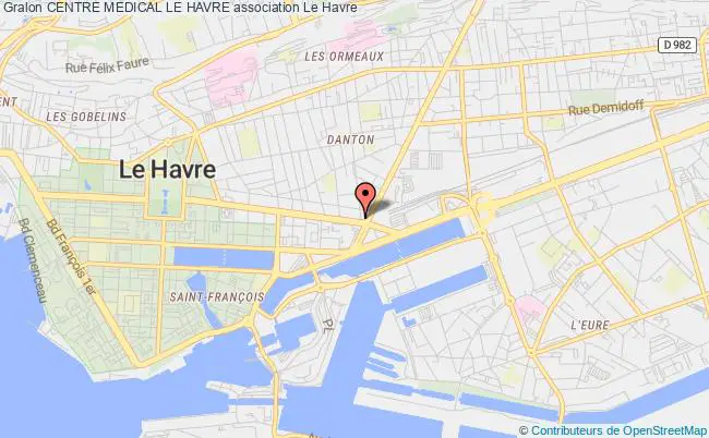 plan association Centre Medical Le Havre Havre