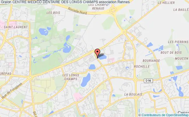 plan association Centre MÉdico Dentaire Des Longs Champs Rennes