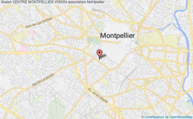 plan association Centre Montpellier Vision Montpellier