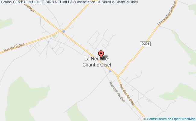 plan association Centre Multiloisirs Neuvillais La Neuville-Chant-d'Oisel