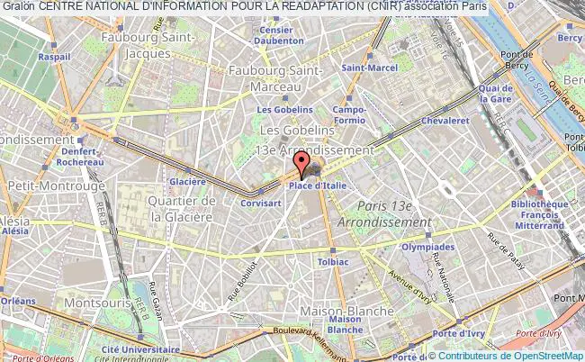 plan association Centre National D'information Pour La Readaptation (cnir) Paris