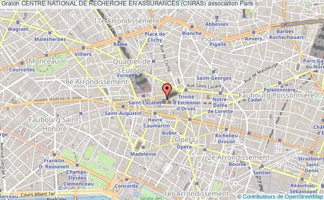 plan association Centre National De Recherche En Assurances (cnras) Paris