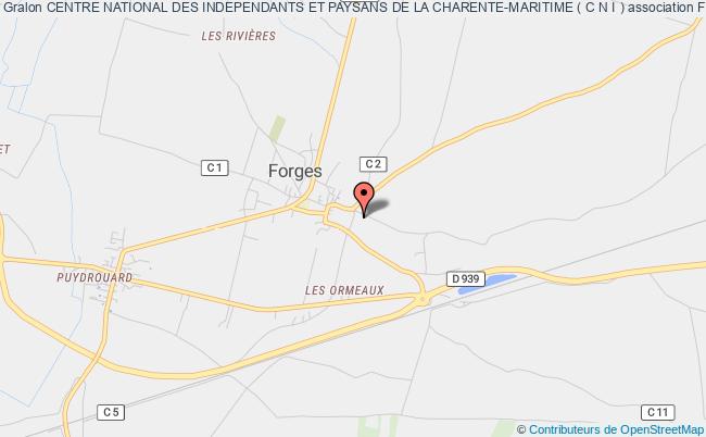 plan association Centre National Des Independants Et Paysans De La Charente-maritime ( C N I ) Forges