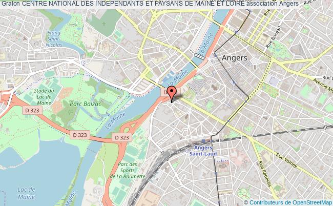 plan association Centre National Des Independants Et Paysans De Maine Et Loire Angers