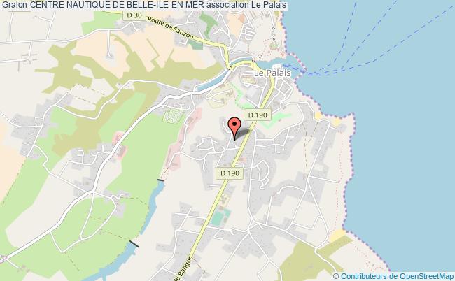 plan association Centre Nautique De Belle-ile En Mer Le    Palais