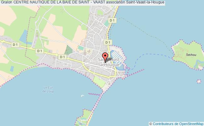 plan association Centre Nautique De La Baie De Saint - Vaast Saint-Vaast-la-Hougue