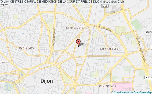 plan association Centre Notarial De Mediation De La Cour D'appel De Dijon Dijon