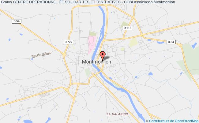 plan association Centre OpÉrationnel De SolidaritÉs Et D'initiatives - Cosi Montmorillon