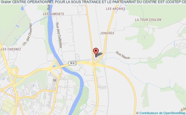 plan association Centre Operationnel Pour La Sous Traitance Et Le Partenariat Du Centre Est (costep Centre Est) Auxerre