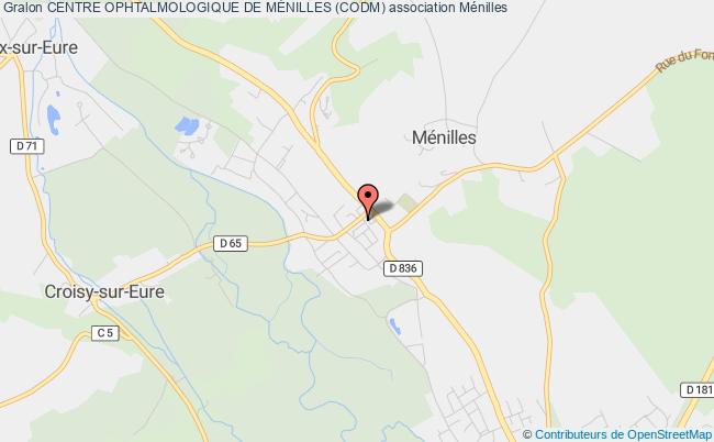plan association Centre Ophtalmologique De MÉnilles (codm) Ménilles
