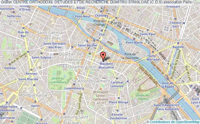 plan association Centre Orthodoxe D'etudes Et De Recherche Dumitru Staniloae (c.d.s) Paris