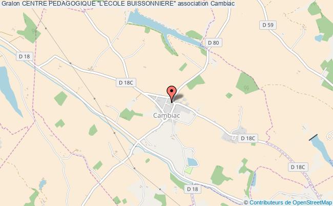 plan association Centre Pedagogique "l'ecole Buissonniere" Cambiac