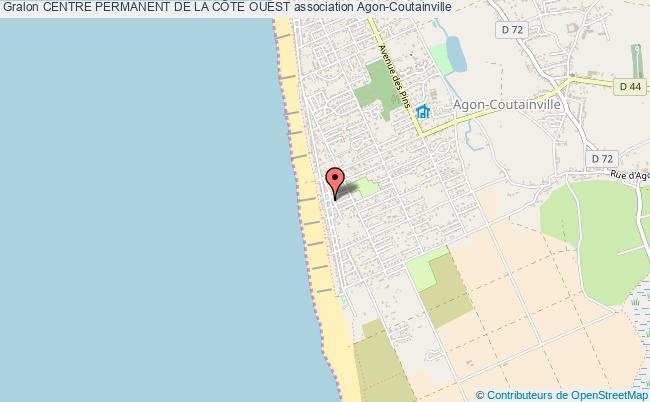 plan association Centre Permanent De La CÔte Ouest Agon-Coutainville