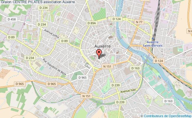 plan association Centre Pilates Auxerre