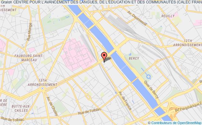 CENTRE POUR L'AVANCEMENT DES LANGUES, DE L'ÉDUCATION ET DES COMMUNAUTÉS (CALEC FRANCE)