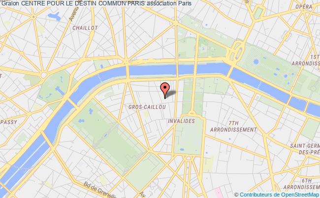 plan association Centre Pour Le Destin Commun Paris Paris
