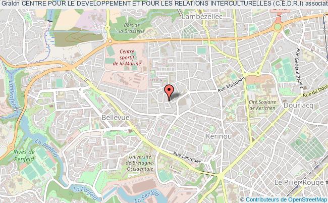 plan association Centre Pour Le Developpement Et Pour Les Relations Interculturelles (c.e.d.r.i) Brest
