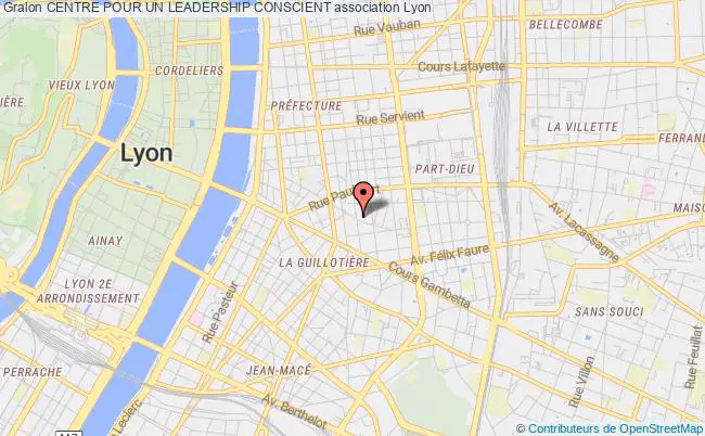 plan association Centre Pour Un Leadership Conscient Lyon