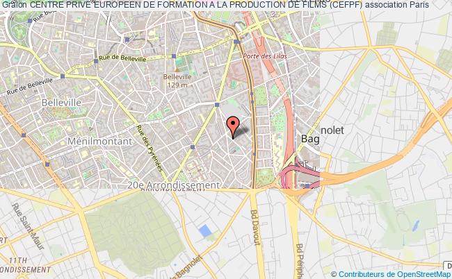 CENTRE PRIVE EUROPEEN DE FORMATION A LA PRODUCTION DE FILMS (CEFPF)