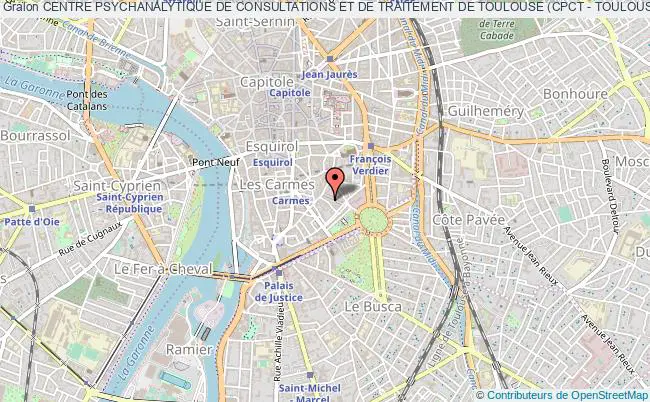 plan association Centre Psychanalytique De Consultations Et De Traitement De Toulouse (cpct - Toulouse) Toulouse