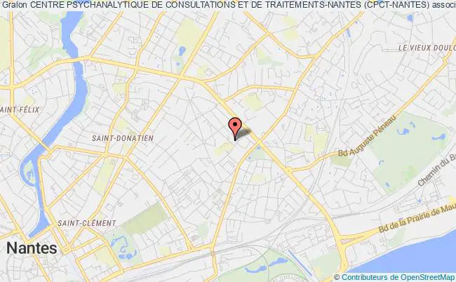 plan association Centre Psychanalytique De Consultations Et De Traitements-nantes (cpct-nantes) Nantes
