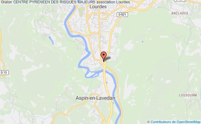 plan association Centre Pyreneen Des Risques Majeurs Lourdes