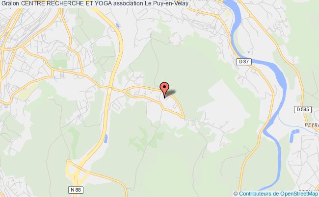 plan association Centre Recherche Et Yoga Le    Puy-en-Velay