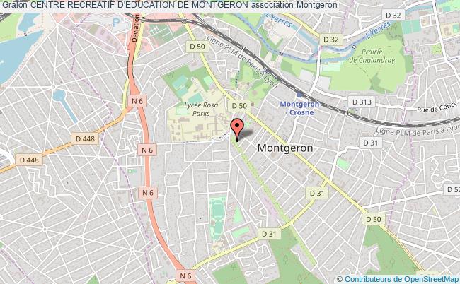 plan association Centre Recreatif D'education De Montgeron Montgeron