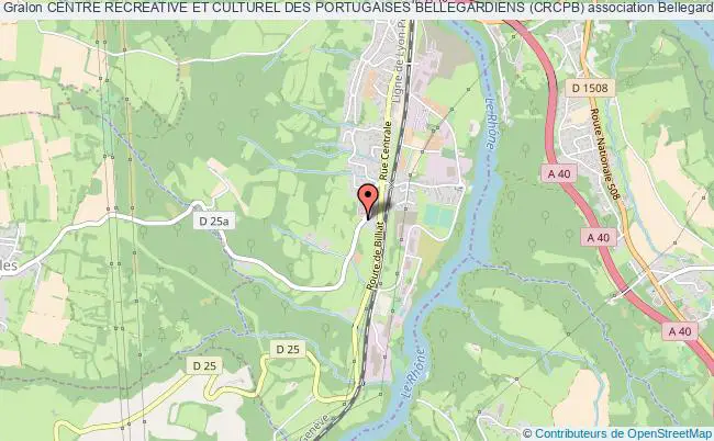 plan association Centre Recreative Et Culturel Des Portugaises Bellegardiens (crcpb) Bellegarde-sur-Valserine