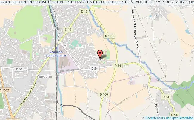 plan association Centre Regional D'activites Physiques Et Culturelles De Veauche (c.r.a.p. De Veauche) Veauche