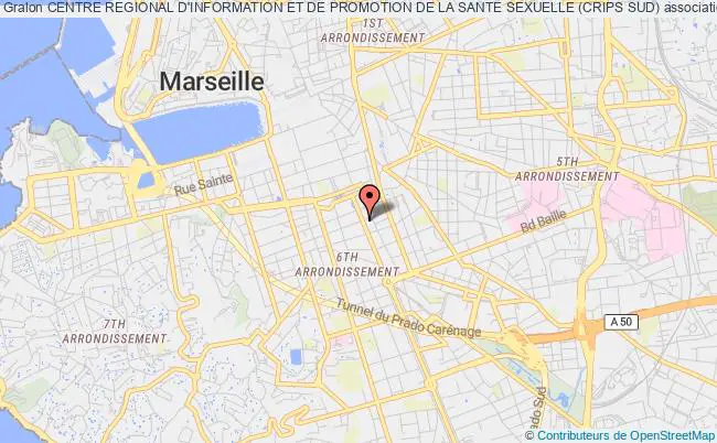 plan association Centre Regional D'information Et De Promotion De La Sante Sexuelle (crips Sud) Marseille