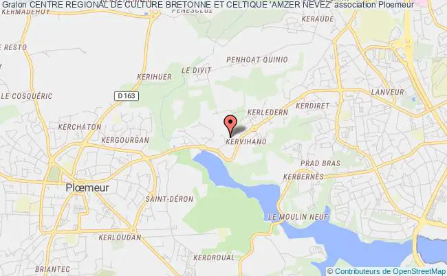 plan association Centre Regional De Culture Bretonne Et Celtique 'amzer Nevez' Ploemeur