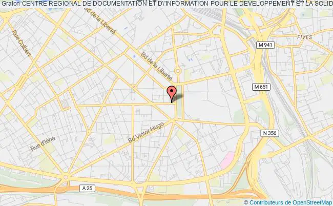 plan association Centre Regional De Documentation Et D\'information Pour Le Developpement Et La Solidarite Internationale (crdtm) Lille