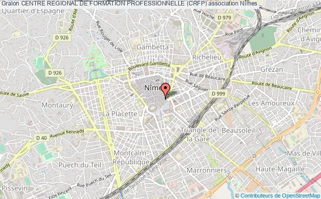 plan association Centre Regional De Formation Professionnelle (crfp) Nîmes