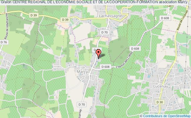 plan association Centre Regional De L'economie Sociale Et De La Cooperation-formation Marcy