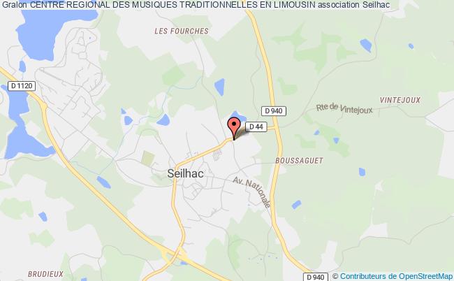 plan association Centre Regional Des Musiques Traditionnelles En Limousin Seilhac