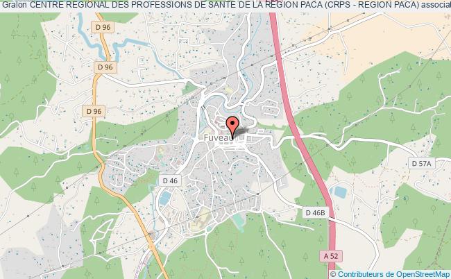 plan association Centre Regional Des Professions De Sante De La Region Paca (crps - Region Paca) Fuveau