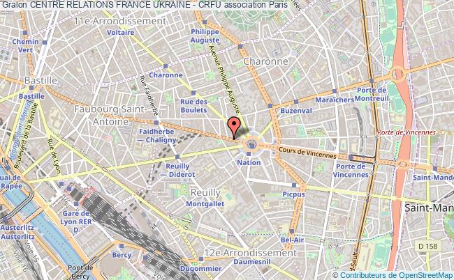 plan association Centre Relations France Ukraine - Crfu Paris
