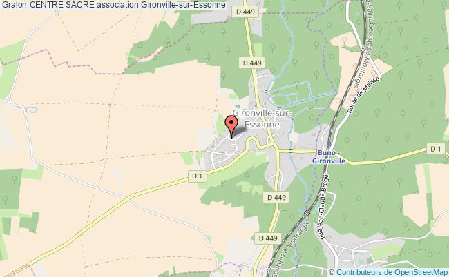 plan association Centre Sacre Gironville-sur-Essonne