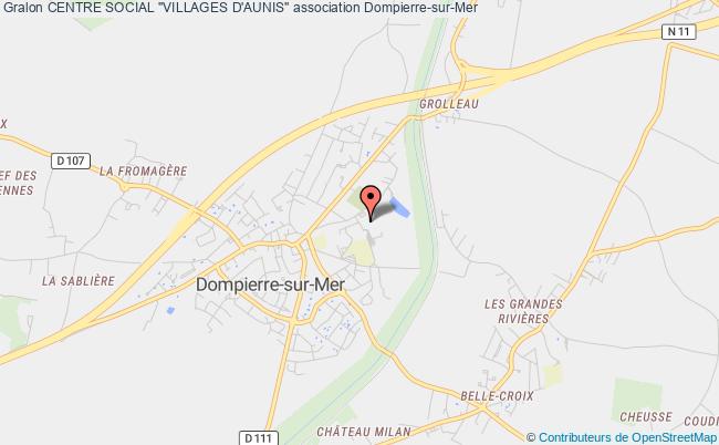 plan association Centre Social ''villages D'aunis'' Dompierre-sur-Mer
