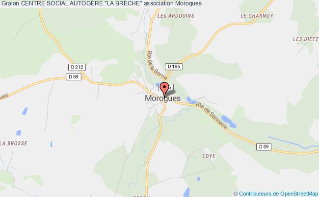 plan association Centre Social AutogÉrÉ "la BrÈche" Morogues