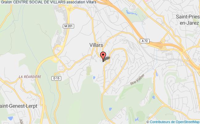 plan association Centre Social De Villars Villars