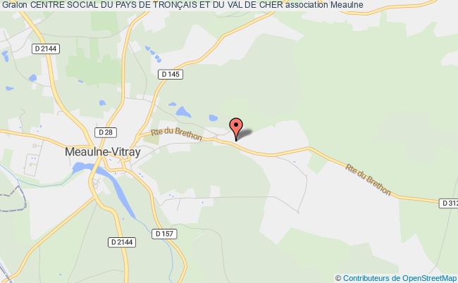 plan association Centre Social Du Pays De TronÇais Et Du Val De Cher Meaulne